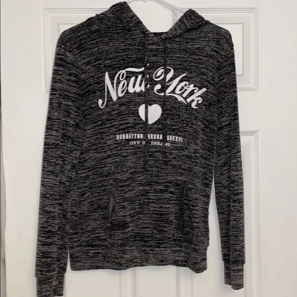 Marled Grey “New York” hoodie